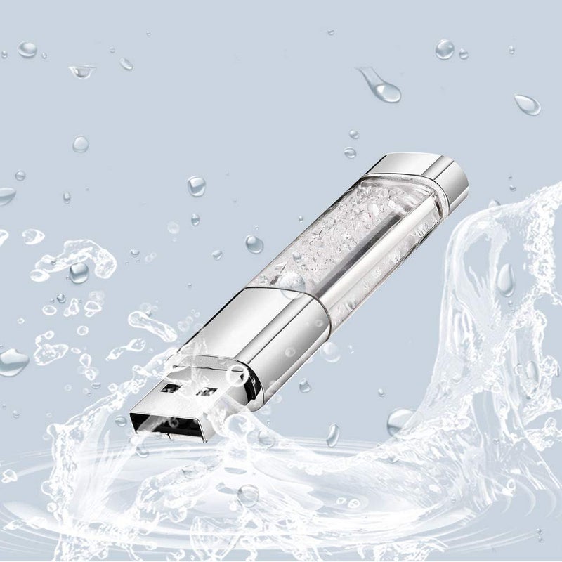 GARRULAX USB Flash Drive, 8GB / 16GB / 32GB USB2.0 USB Memory Stick Date Storage Pendrive Thumb Drives (32GB, Clear) - Image 5